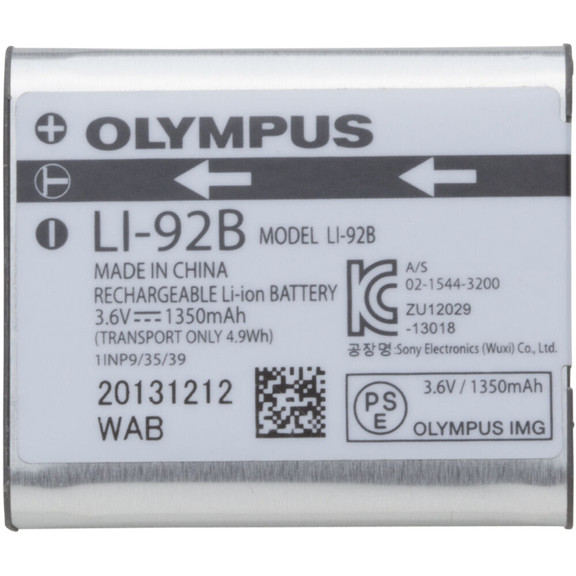 OM System LI-92B Rechargeable Lithium-Ion Battery