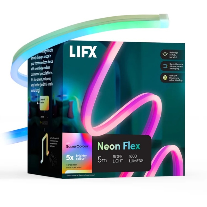 LIFX Indoor SuperColour Neon Flex (5m)