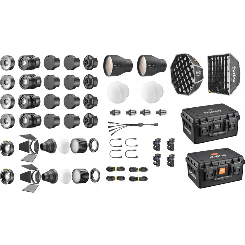 Godox KNOWLED MS60Bi Bi-Color LED Light (4-Light Kit)