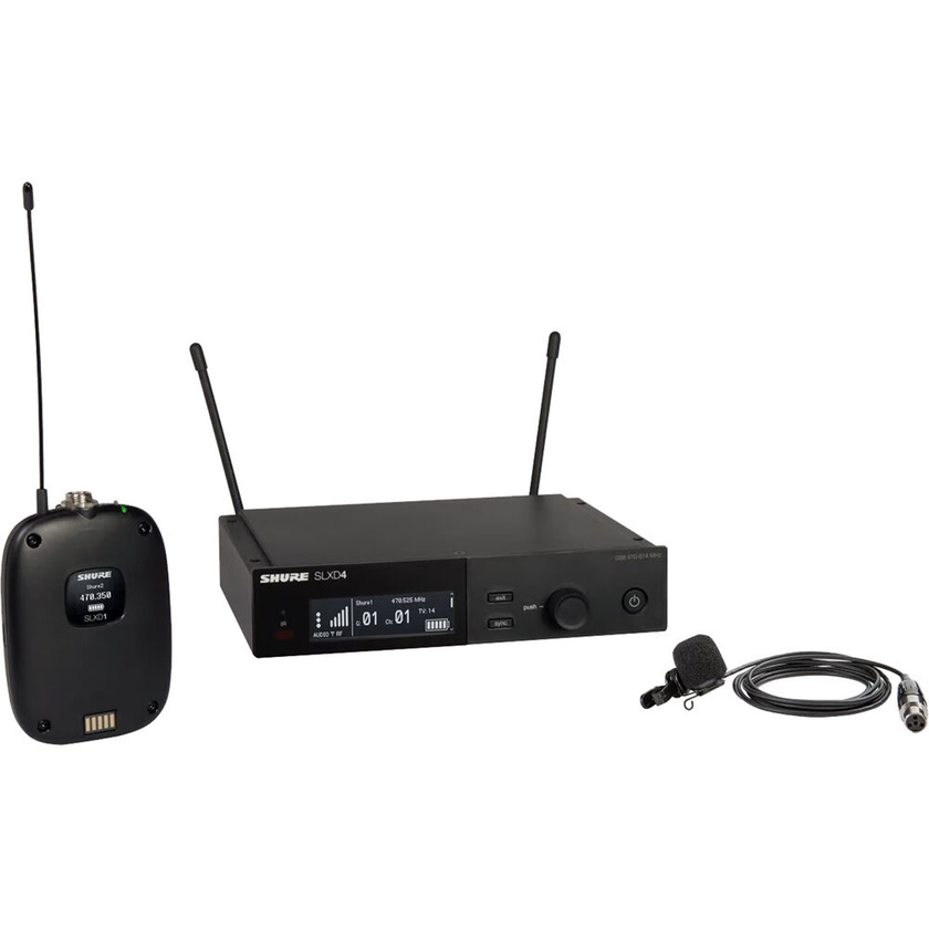 Shure SLXD14/85M Digital Wireless Cardioid Lavalier Microphone System