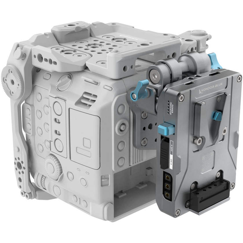 Kondor Blue V Mount Battery Plate Kit for Canon C400 (Space Grey)