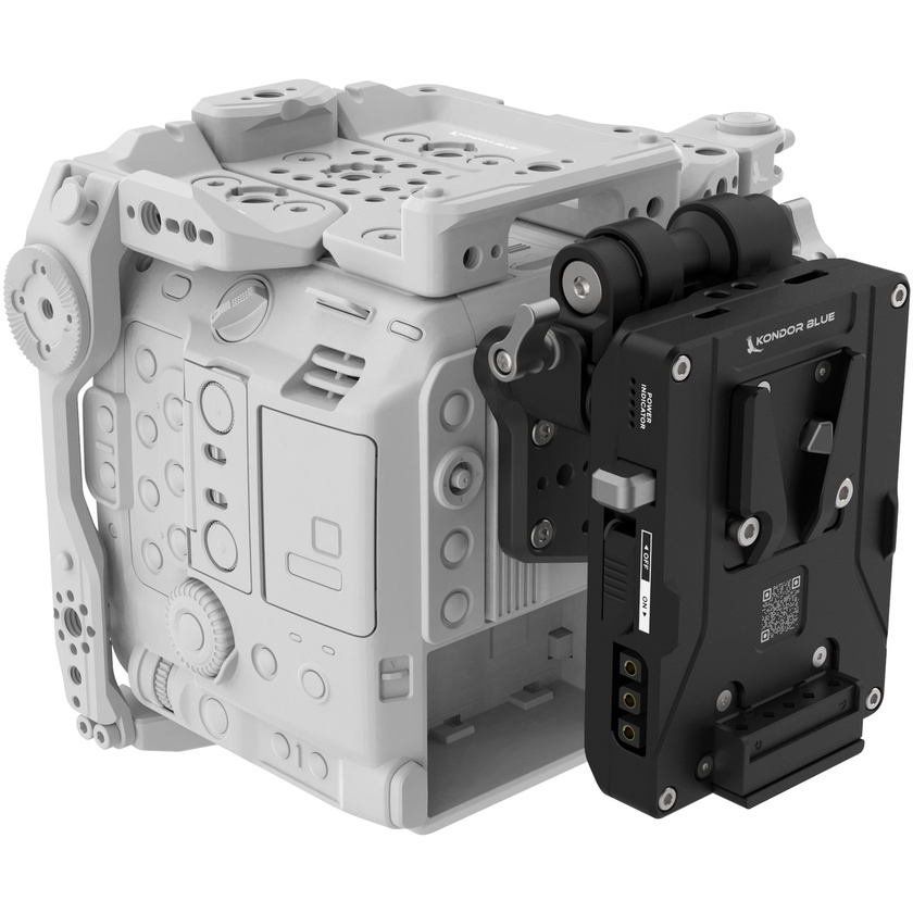 Kondor Blue V Mount Battery Plate Kit for Canon C400 (Raven Black)