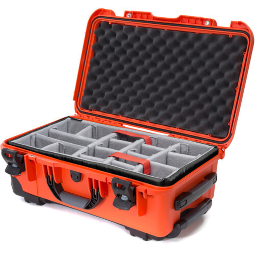 Nanuk 935 Wheeled Hard Case (Orange, Padded Dividers, 28.5L)