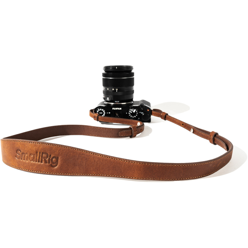 SmallRig 5209 Universal Leather Camera Shoulder Strap (Brown)