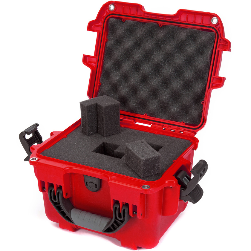 Nanuk 908 Small Hard Case (Red, With Foam)