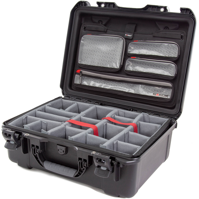 Nanuk 940 Large Hard Case (Black, Padded Dividers & Lid Organiser)