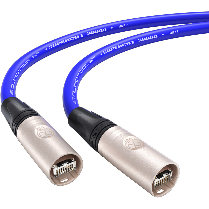 SoundTools SuperCAT Sound EtherCON Cable (1m, Blue)