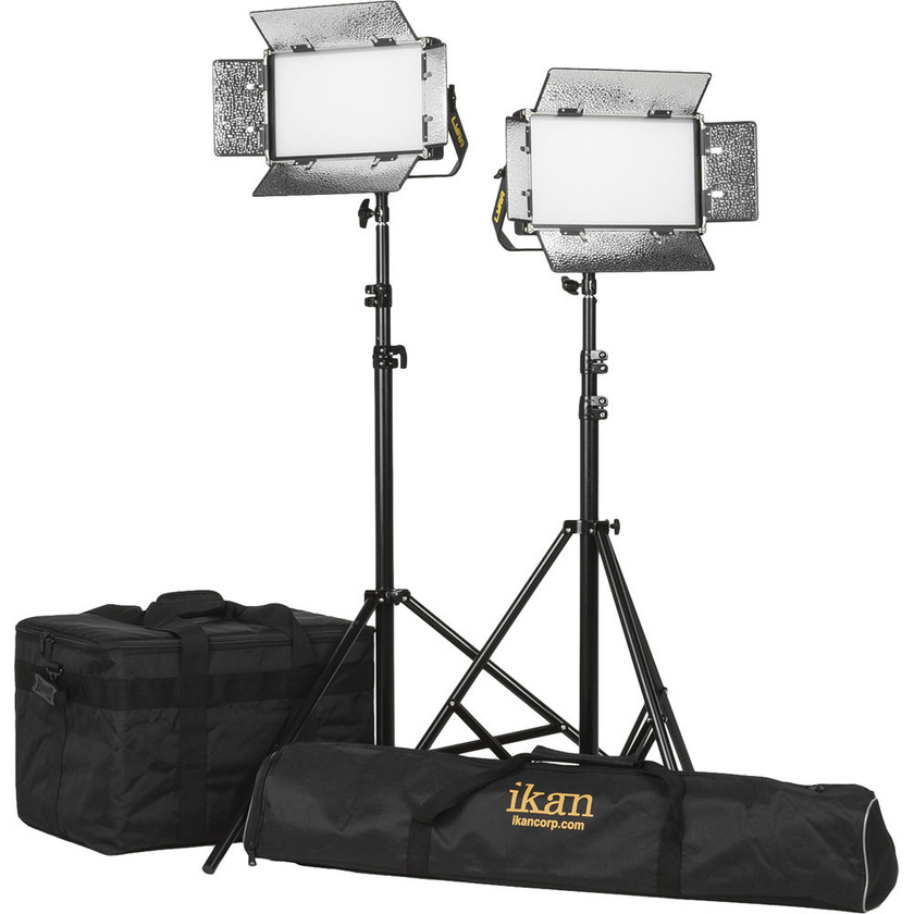 Ikan Lyra Half x 1 Bi-Color 2-Point Soft Panel LED Light Kit