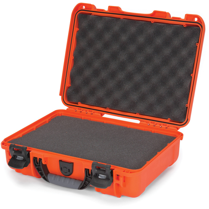 Nanuk 910 Medium Hard Case (Orange, With Foam)