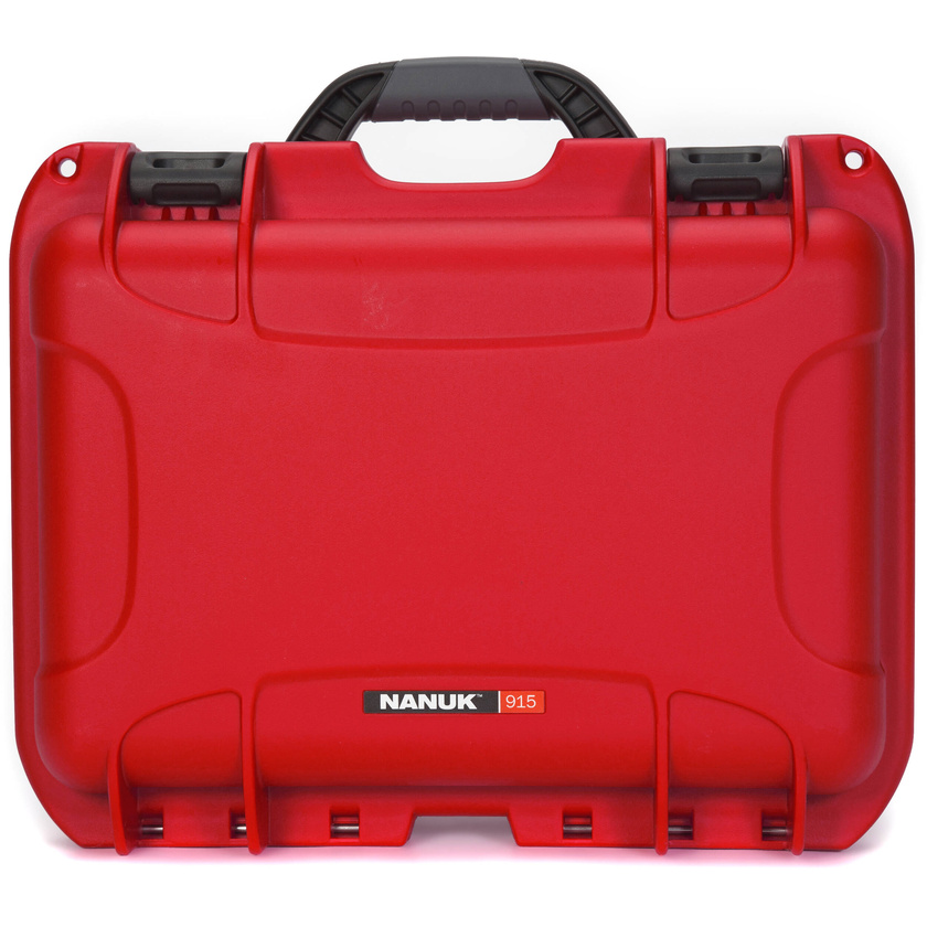 Nanuk 915 Medium Hard Utility Case (Red, With Foam)