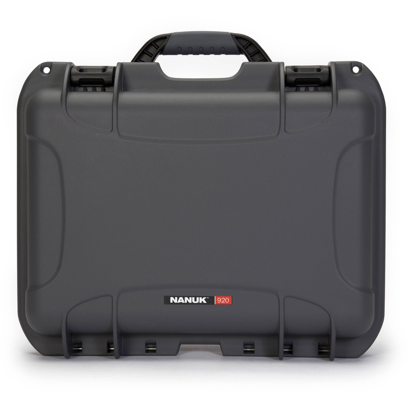 Nanuk 920 Medium Hard Case (Graphite, Padded Dividers & Lid Organiser)