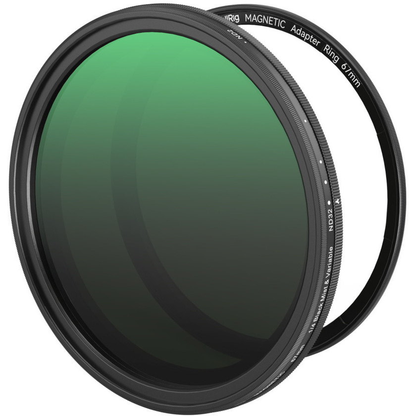SmallRig 5170 Magnetic 67mm VND Filter ND2-ND32 (1-5 Stop) & Black Mist 1/4 Filter