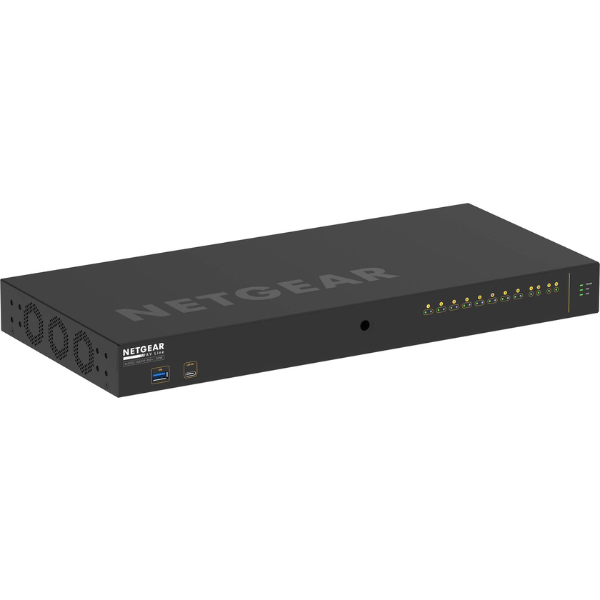 Netgear AV Line M4250 GSM4212PX 8-Port Gigabit PoE+ Compliant Managed AV Switch with SFP (240W)