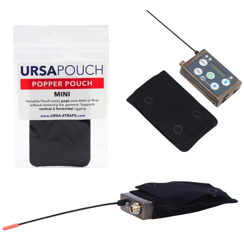 Ursa Popper Pouch (Mini, Black)
