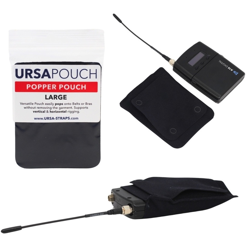 Ursa Popper Pouch (Large, Black)