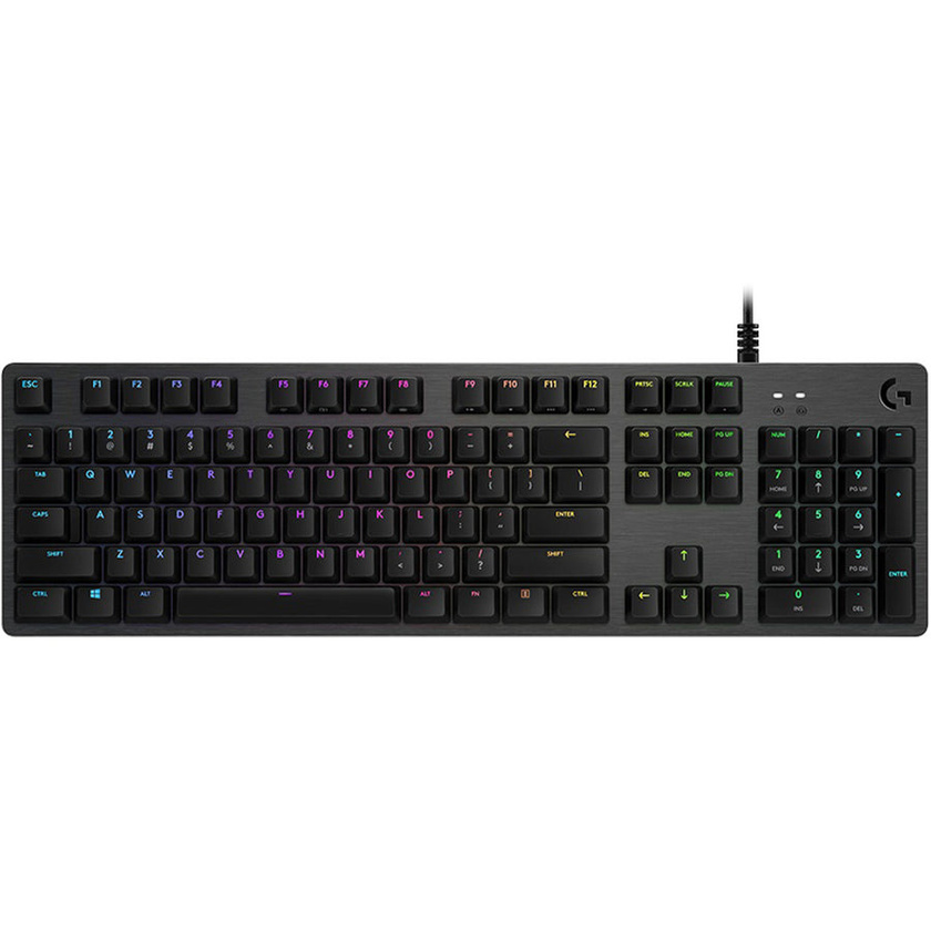 Logitech G512 Carbon RGB Clicky Mechanical Gaming Keyboard (Blue Switch)