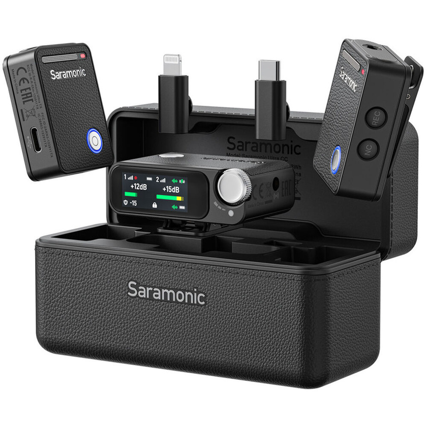 Saramonic Ultra 2-Person Digital Wireless Omnidirectional Microphone System (Black)
