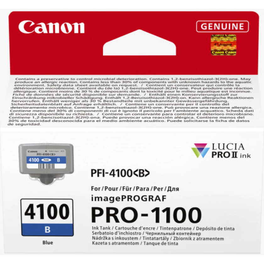 Canon PFI-4100 Lucia Pro Ink Cartridge (Blue, 80ml)