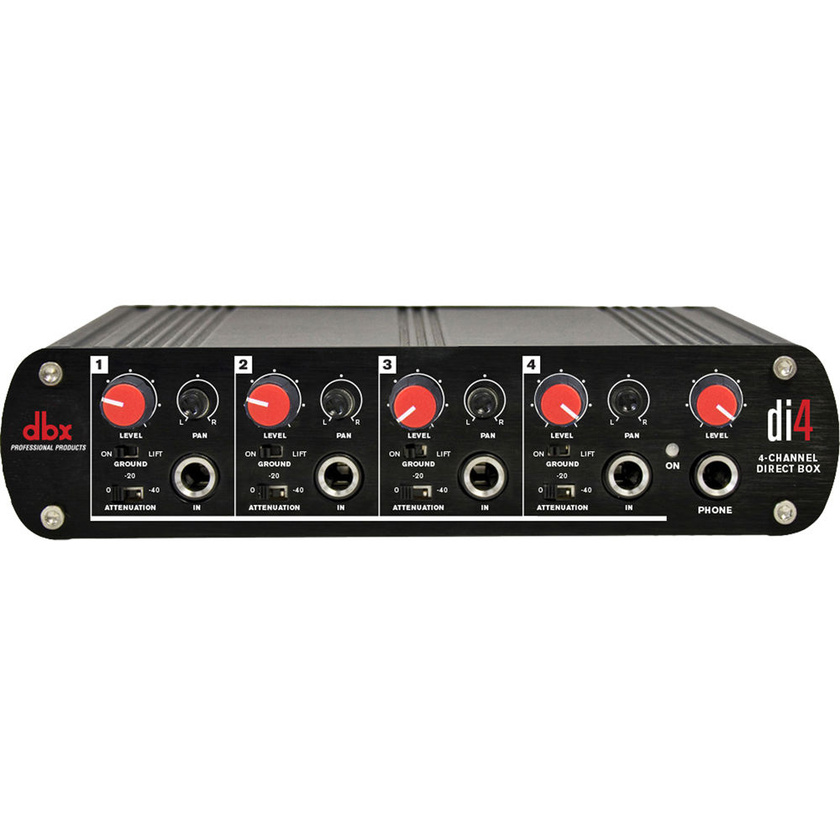 DBX DI4 4-Channel Active Direct Box and Line Mixer