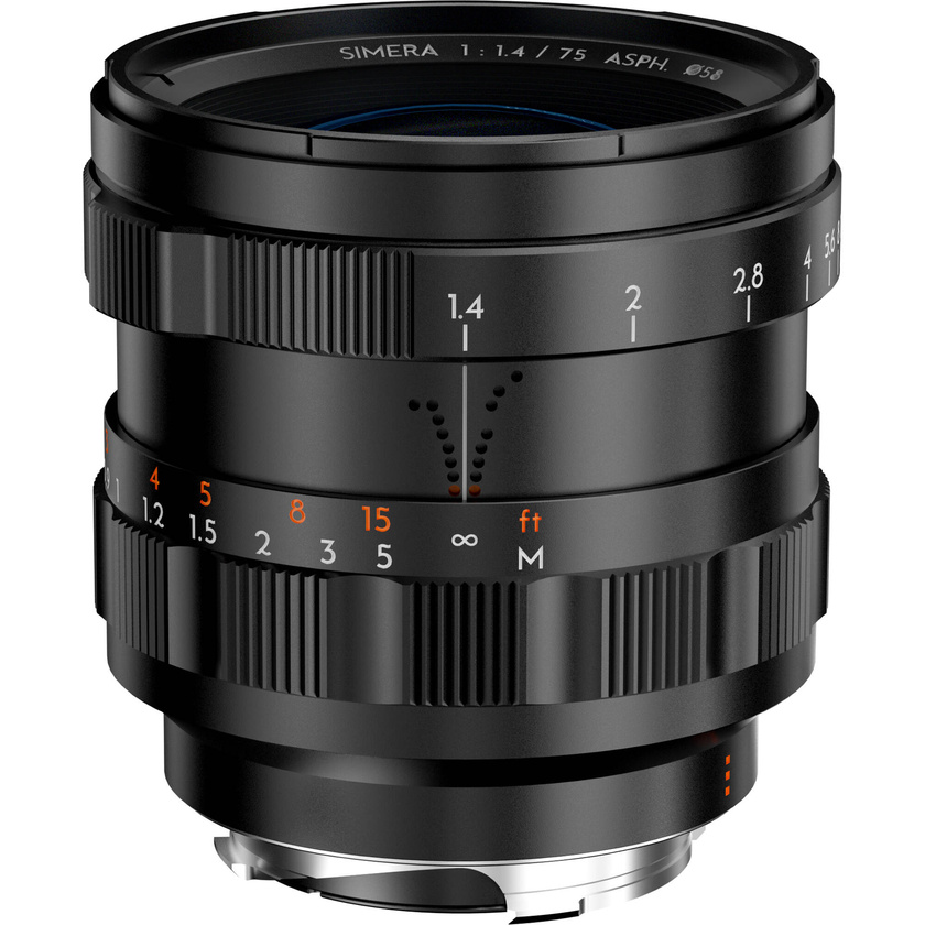 Thypoch Simera 75mm f/1.4 Lens (Leica M, Black)