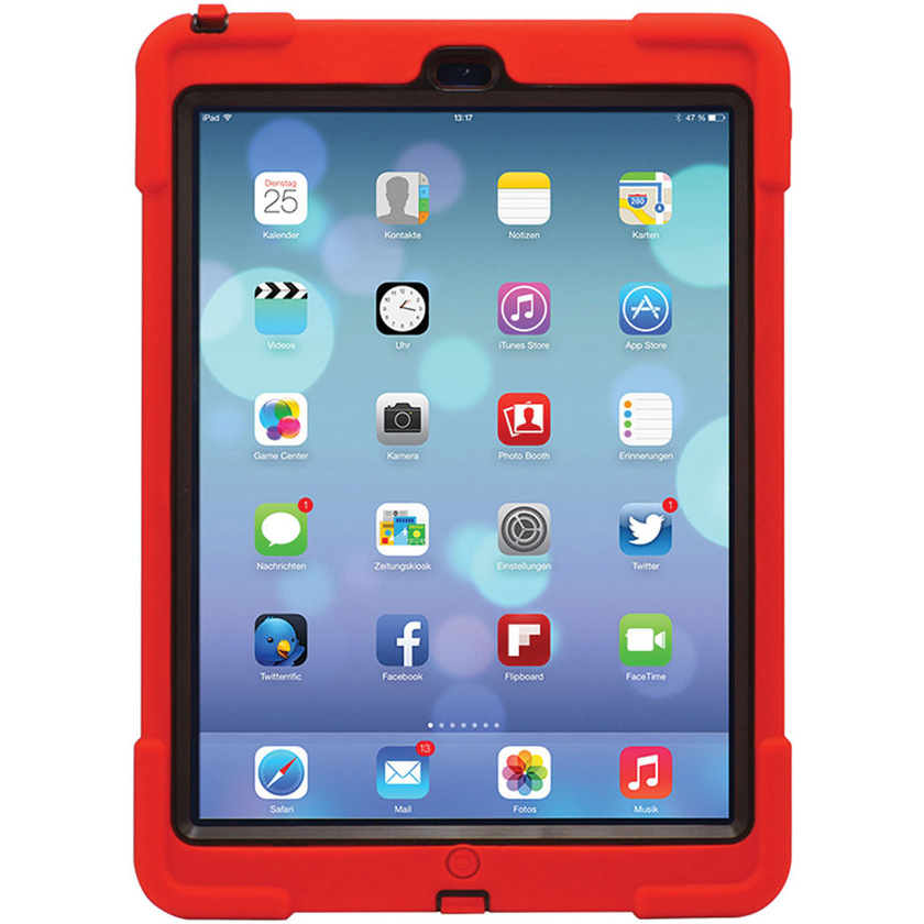 The Joy Factory CWE202 aXtion Bold, Rugged Water-resistant Case for iPad mini (Red/Black)