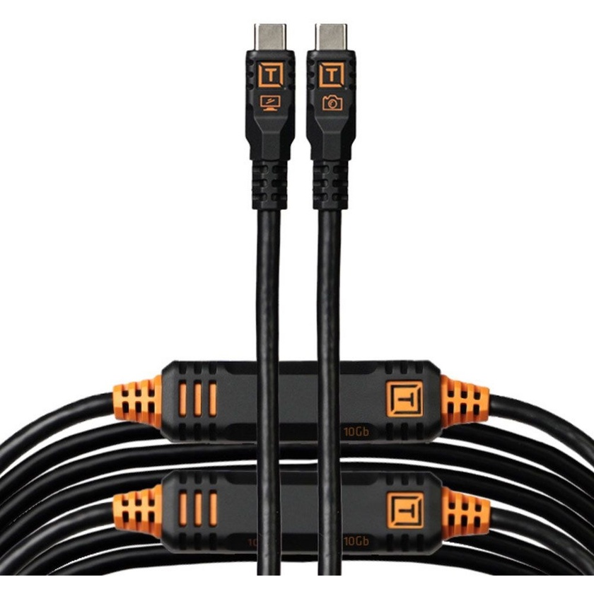Tether Tools TetherPro Optima 10G USB-C Straight Cable (9.4m, Black)