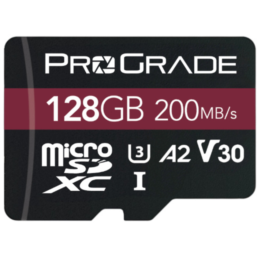 ProGrade Digital Strontium 128GB microSDXC UHS-I V30 Memory Card