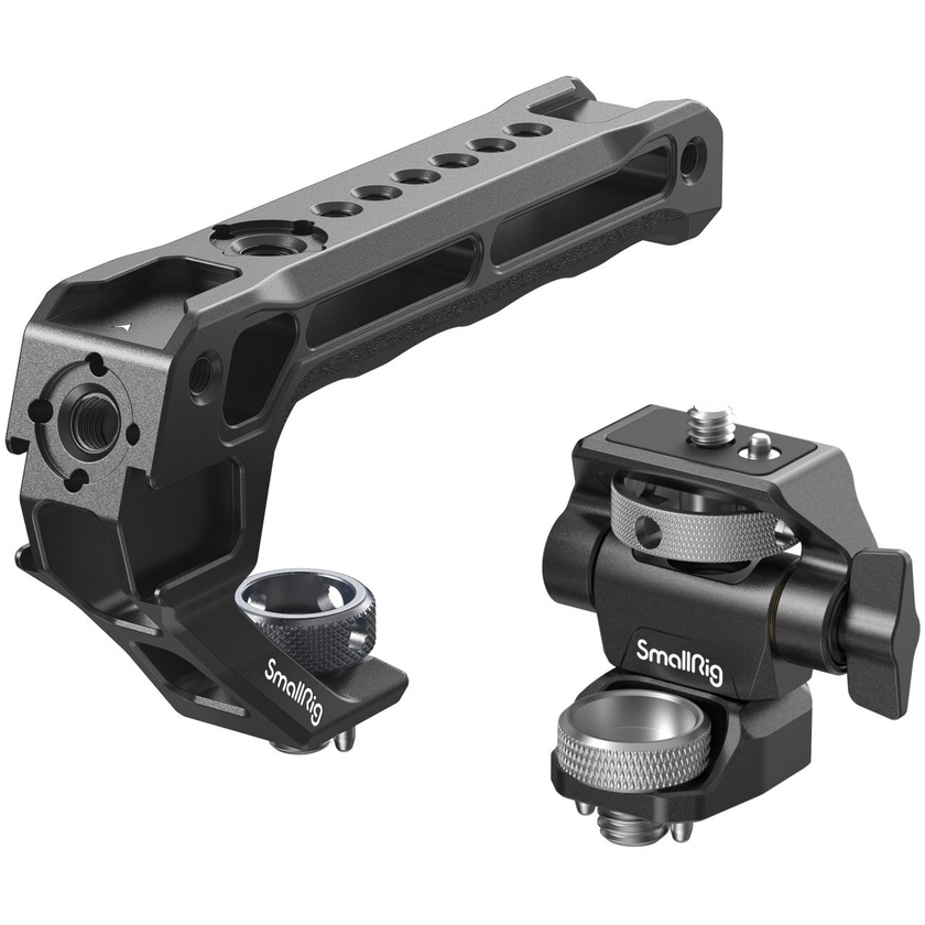 SmallRig 5323 Top Handle with Monitor Support Kit (Compatible with ARRI 3/8''-16 Screw)