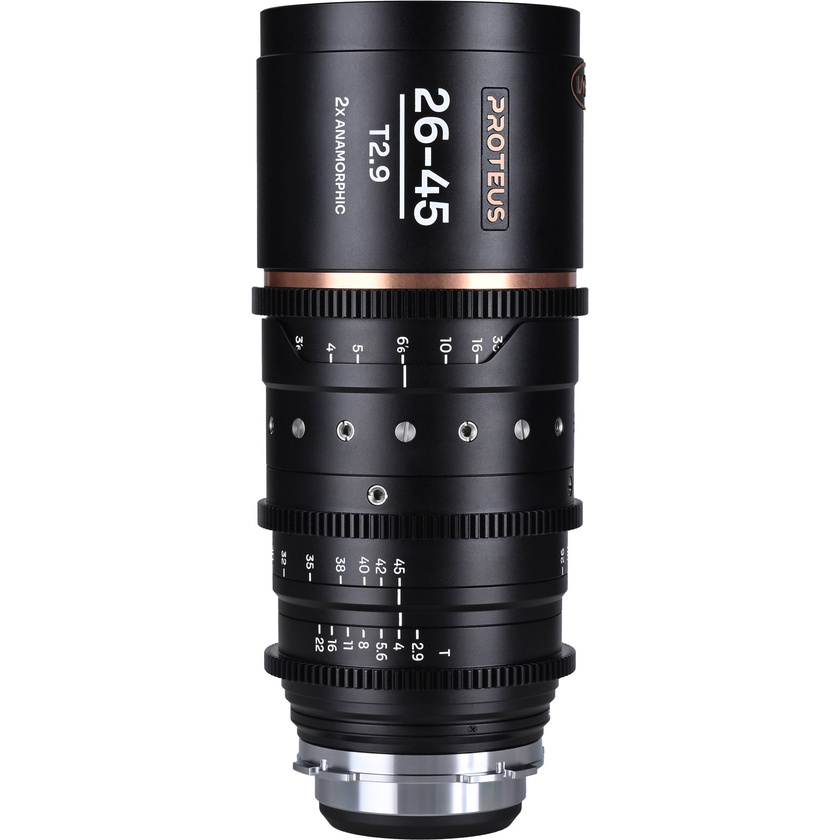 Laowa Proteus 26-45mm T2.9 2x S35 Anamorphic Zoom (ARRI PL, Feet, Amber Flare)