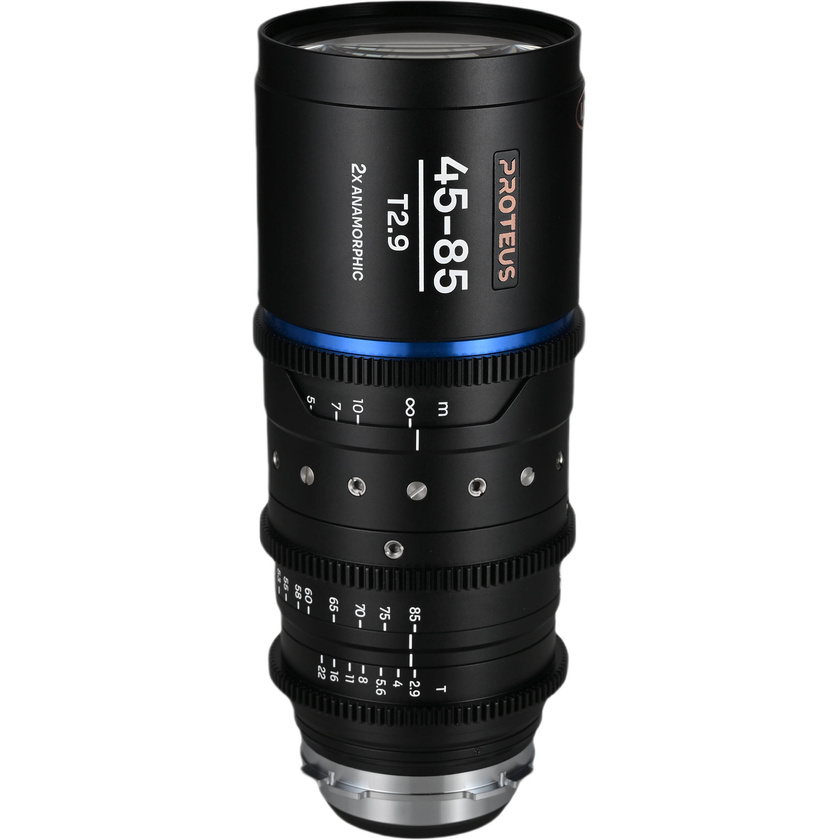 Laowa Proteus 45-85mm T2.9 2x S35 Anamorphic Zoom (ARRI PL, Meters, Blue Flare)