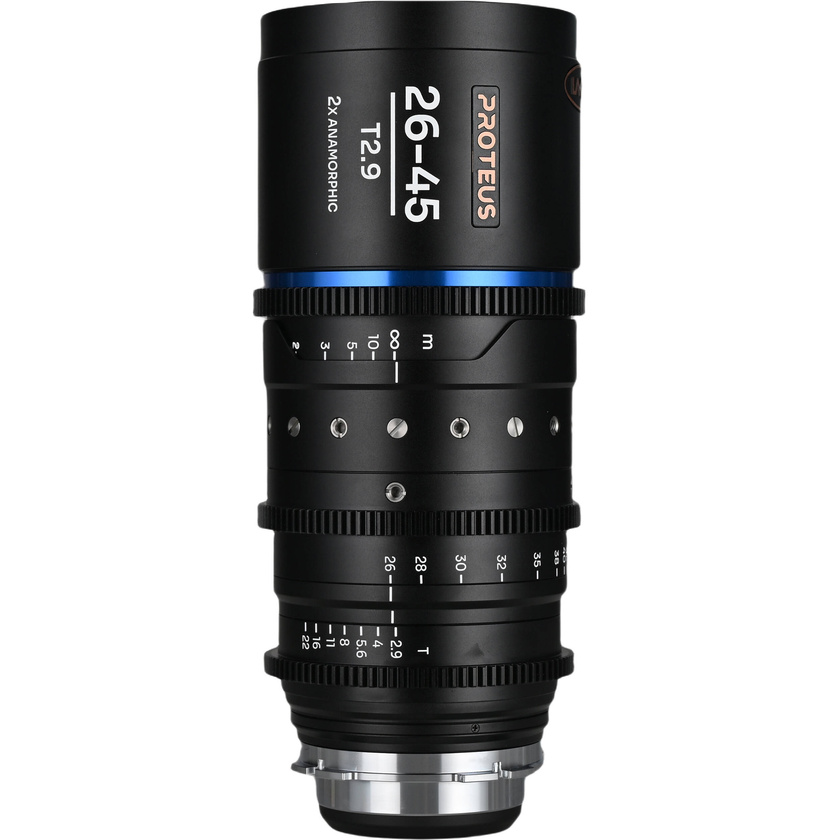 Laowa Proteus 26-45mm T2.9 2x S35 Anamorphic Zoom (ARRI PL, Meters, Blue Flare)
