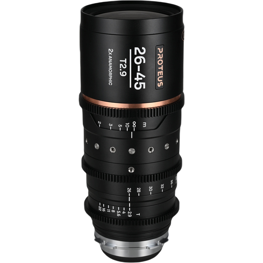 Laowa Proteus 26-45mm T2.9 2x S35 Anamorphic Zoom (ARRI PL, Meters, Amber Flare)