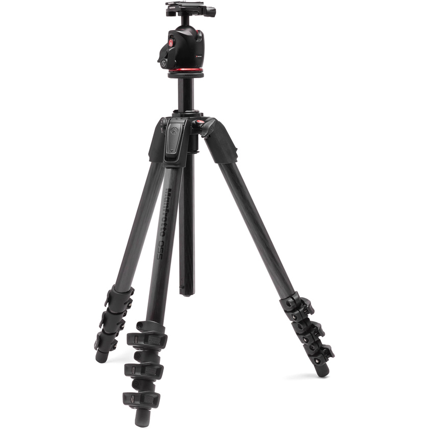 Manfrotto 055XPRO 4-Section Photo AS Carbon Fiber Tripod Kit