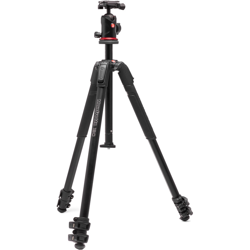 Manfrotto 190X3 3-Section Photo AS Aluminum Tripod Kit