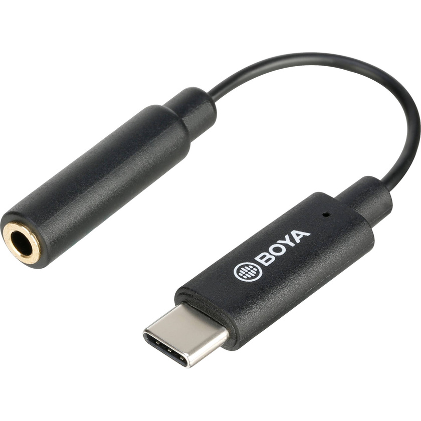 BOYA Female 3.5mm TRRS to Male USB Type-C Adapter Cable - Open Box
