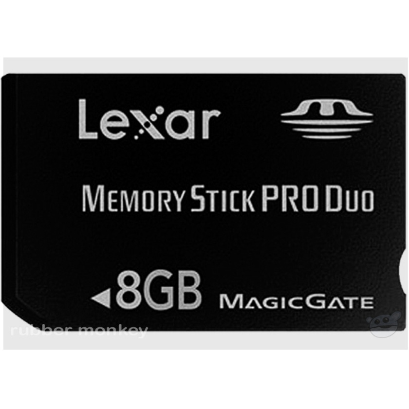 Lexar 8GB Platinum 11 MemoryStick PRO DUO card