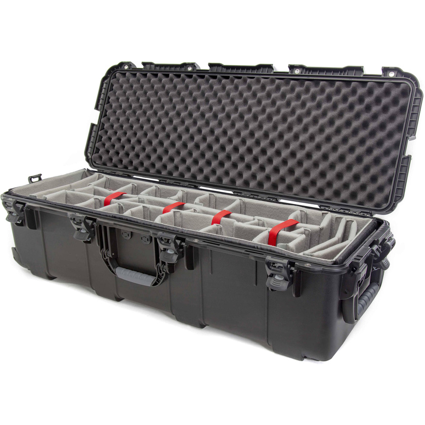 Nanuk 988 Wheeled Hard Case (Black, Padded Dividers)