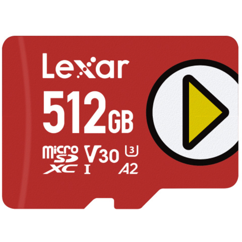 Lexar 512GB PLAY UHS-I microSDXC Memory Card (V2)
