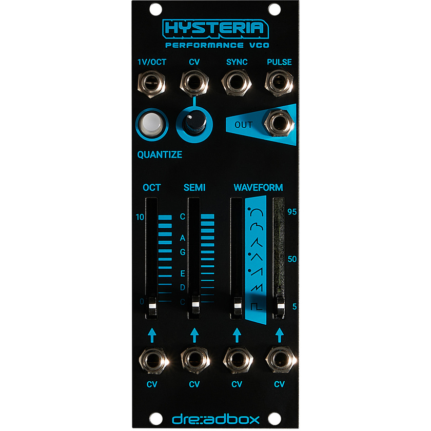 Dreadbox Hysteria BL Eurorack Module Performance Oscillator with Quantizer (10 HP)