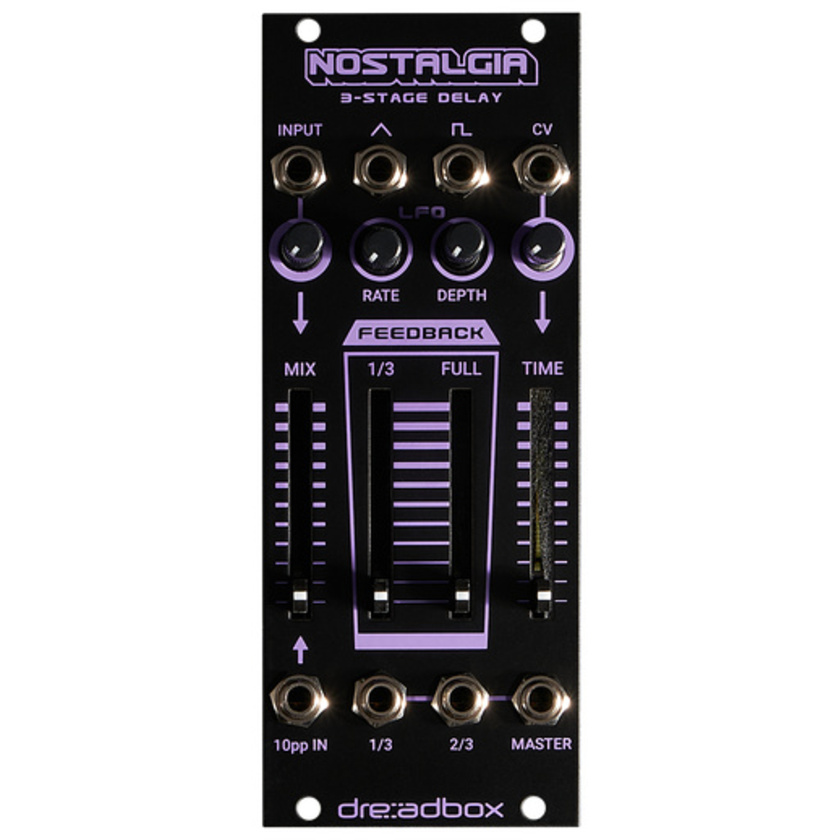 Dreadbox Nostalgia BL Eurorack Module 3-Stage Delay (10HP)