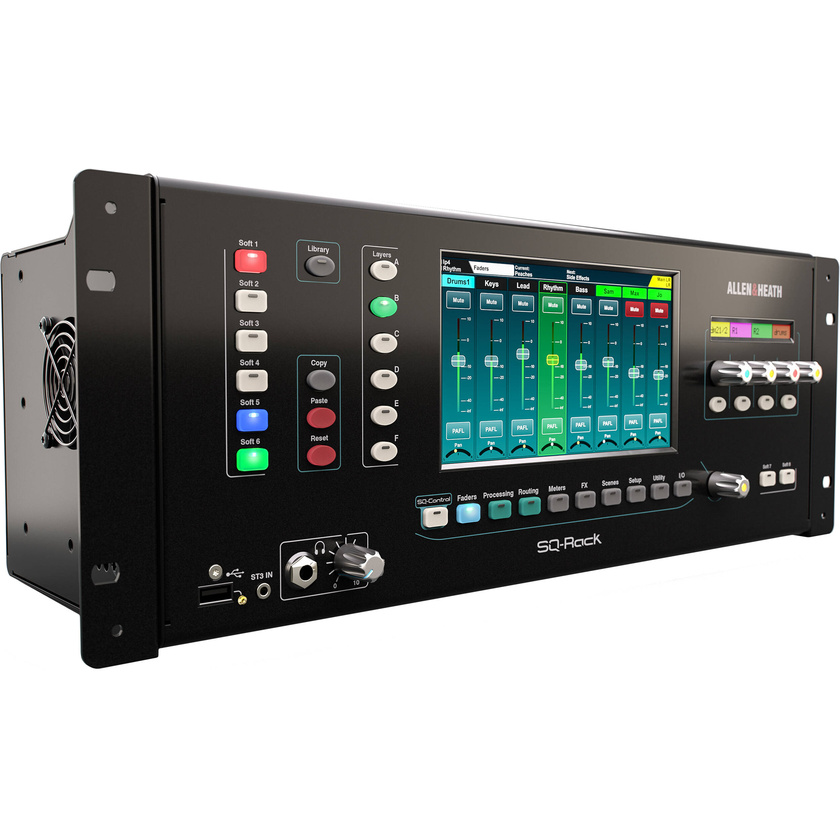 Allen & Heath SQ-Rack 48-Channel / 36-Bus Rackmount Digital Mixer (4 RU)