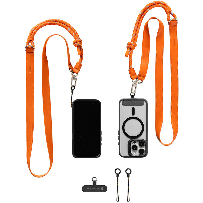SmallRig 5300 FilMov Phone Shoulder Strap (Orange)