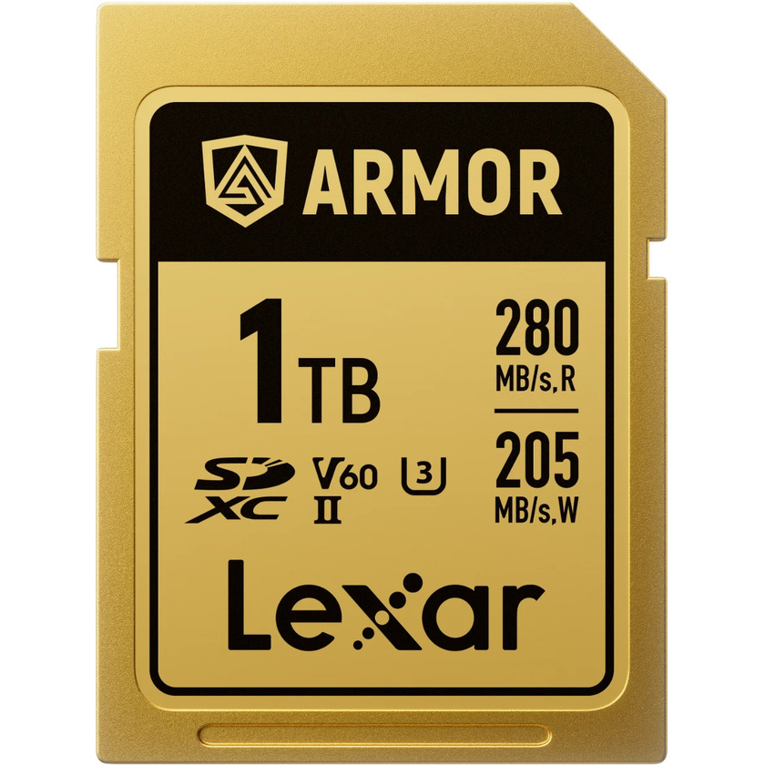 Lexar 1TB ARMOR GOLD UHS-II SDXC Memory Card