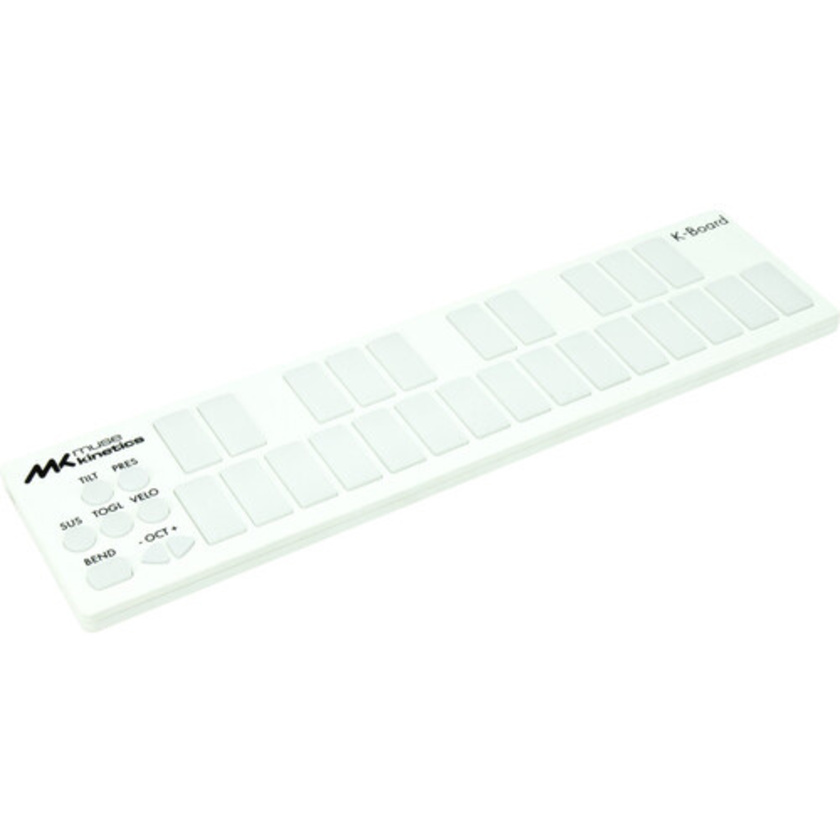 Muse Kinetics K-Board-C Ultracompact USB MIDI Keyboard Controller (Snow)