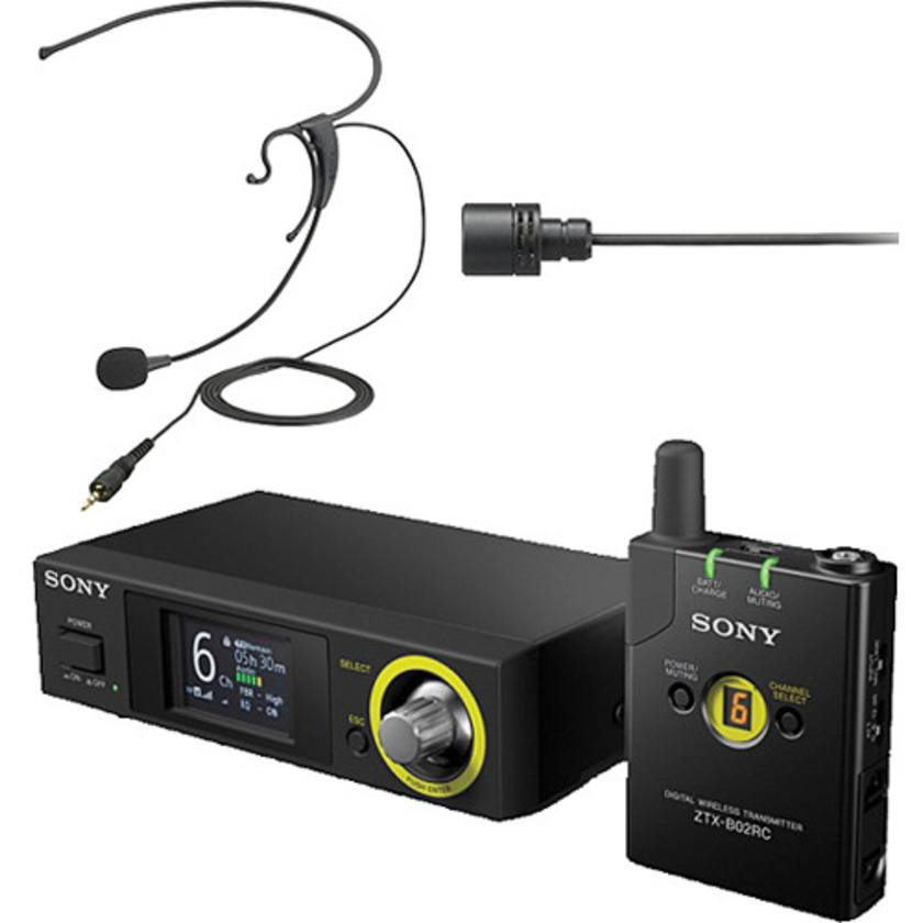 Sony DWZB70HL Digital Wireless Headset & Lavalier Set