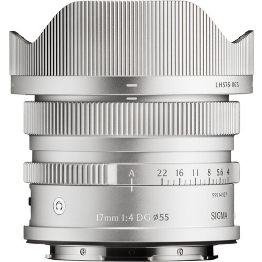 Sigma 17mm f/4 DG Contemporary Lens (L-Mount, Silver)