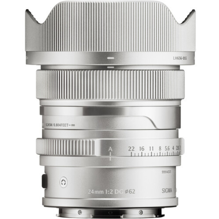 Sigma 24mm f/2 DG Contemporary Lens (L-Mount, Silver)