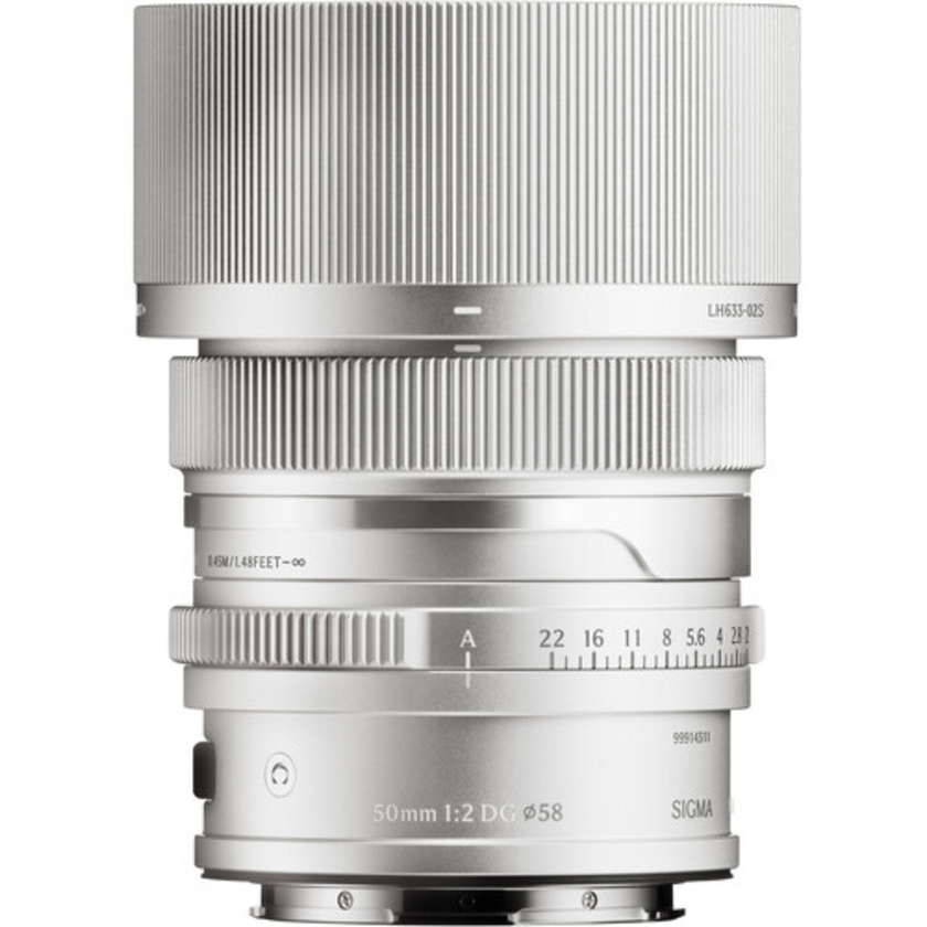 Sigma 50mm f/2 DG Contemporary Lens (Sony E, Silver)