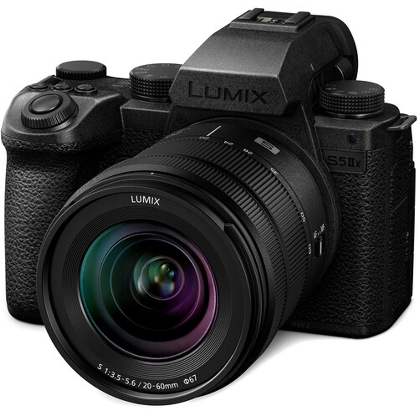 Panasonic Lumix S5 II X Mirrorless Digital Camera with 20-60mm F3.5-5.6 Lens