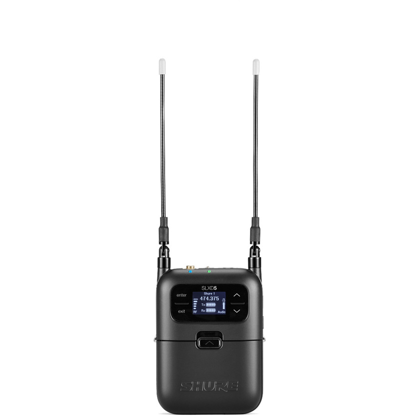 Shure SLXD15 Digital Camera-Mount Wireless System with Bodypack (H57: 520-564 MHz)